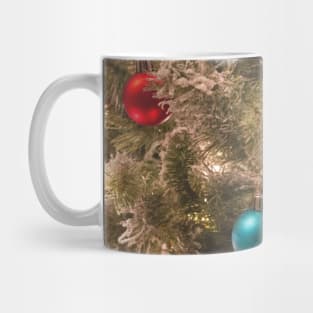 Christmas tree lights ornaments Mug